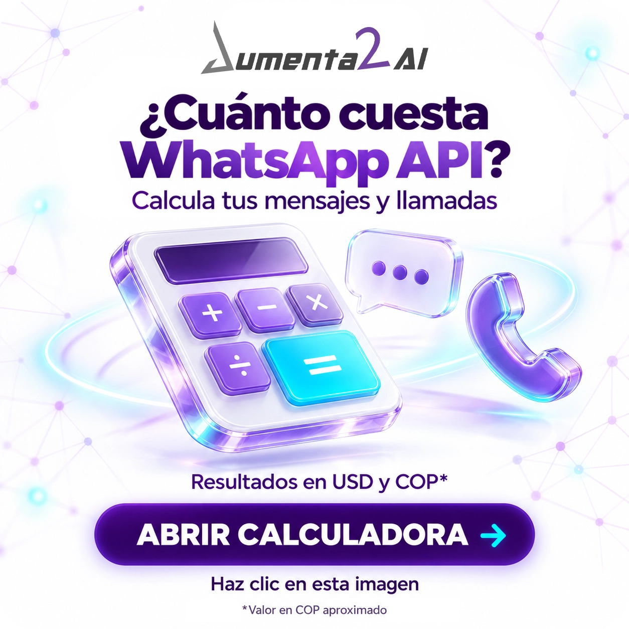 Popup Calculadora - Whatsapp API